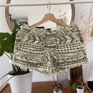 ZARA embroidered shorts